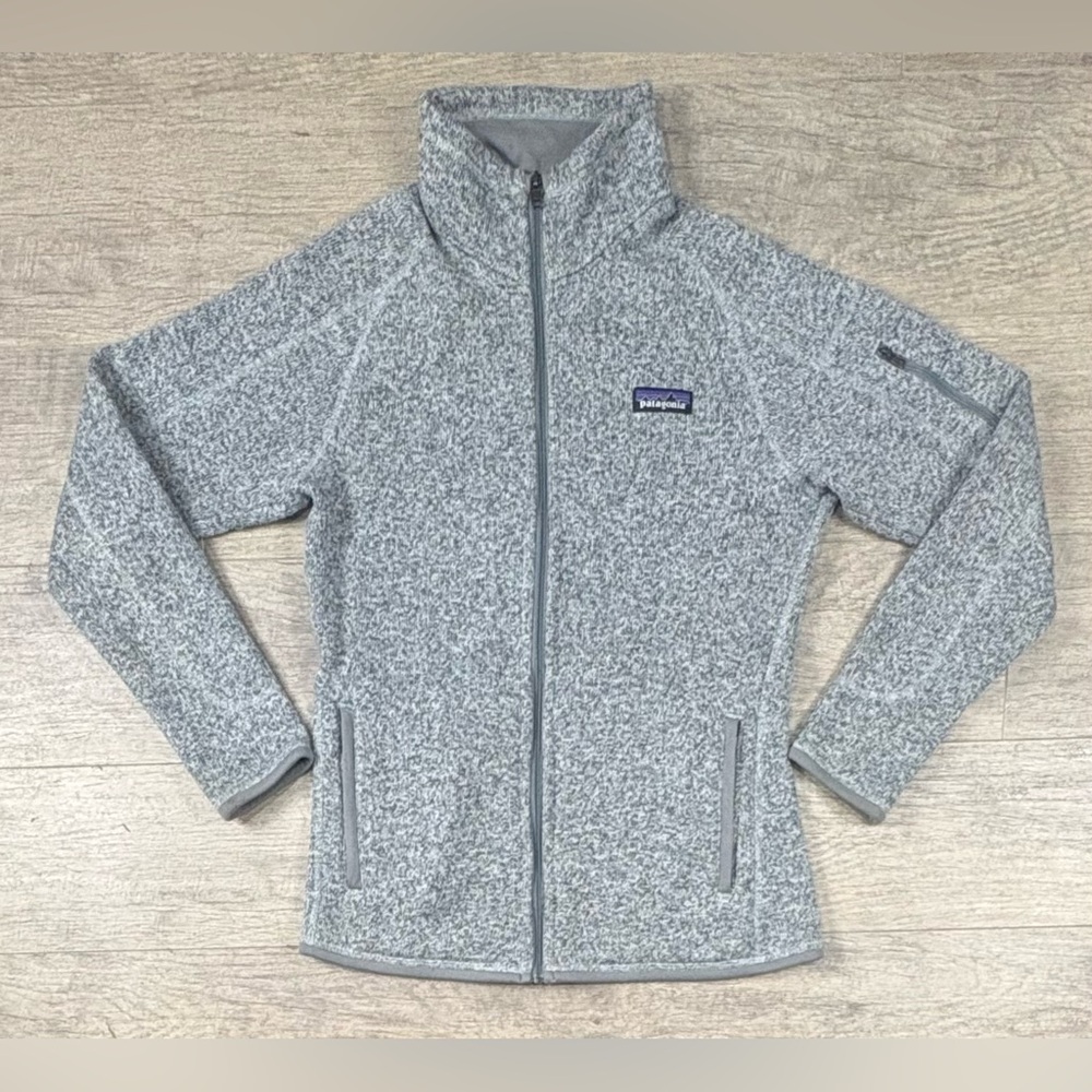 Patagonia Women's Better Sweater Fleece Gray Jacket Sz Small